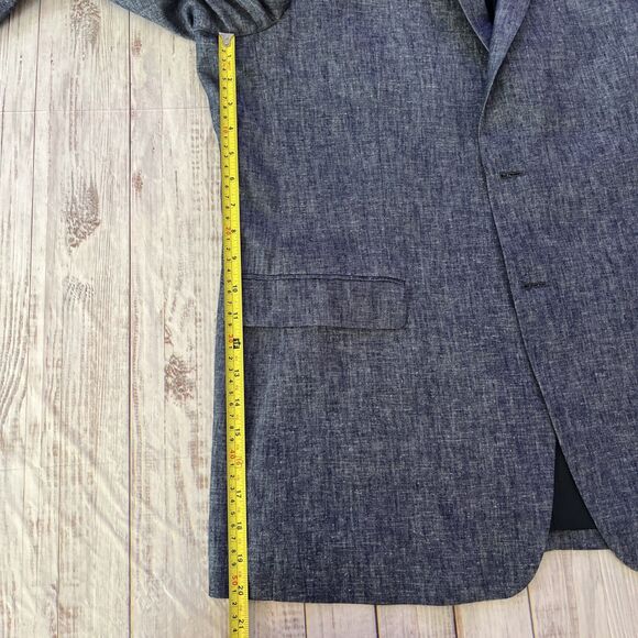 NWOT Calvin Klein Men’s Sports Jacket   Linen/Rayon Two Button Single Breast 44L - Picture 6 of 12